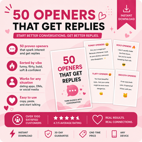 50 Openers That Get Replies